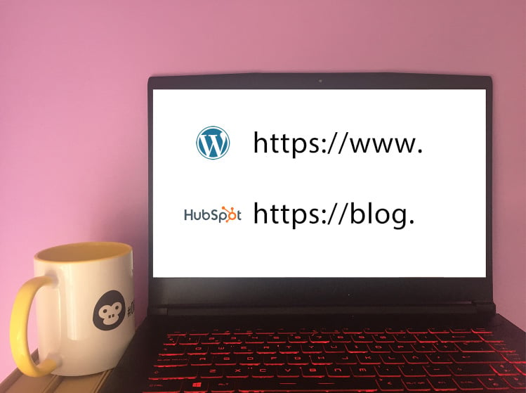 Hubspot + Wordpress scenario. Is a subdomain or folder better?